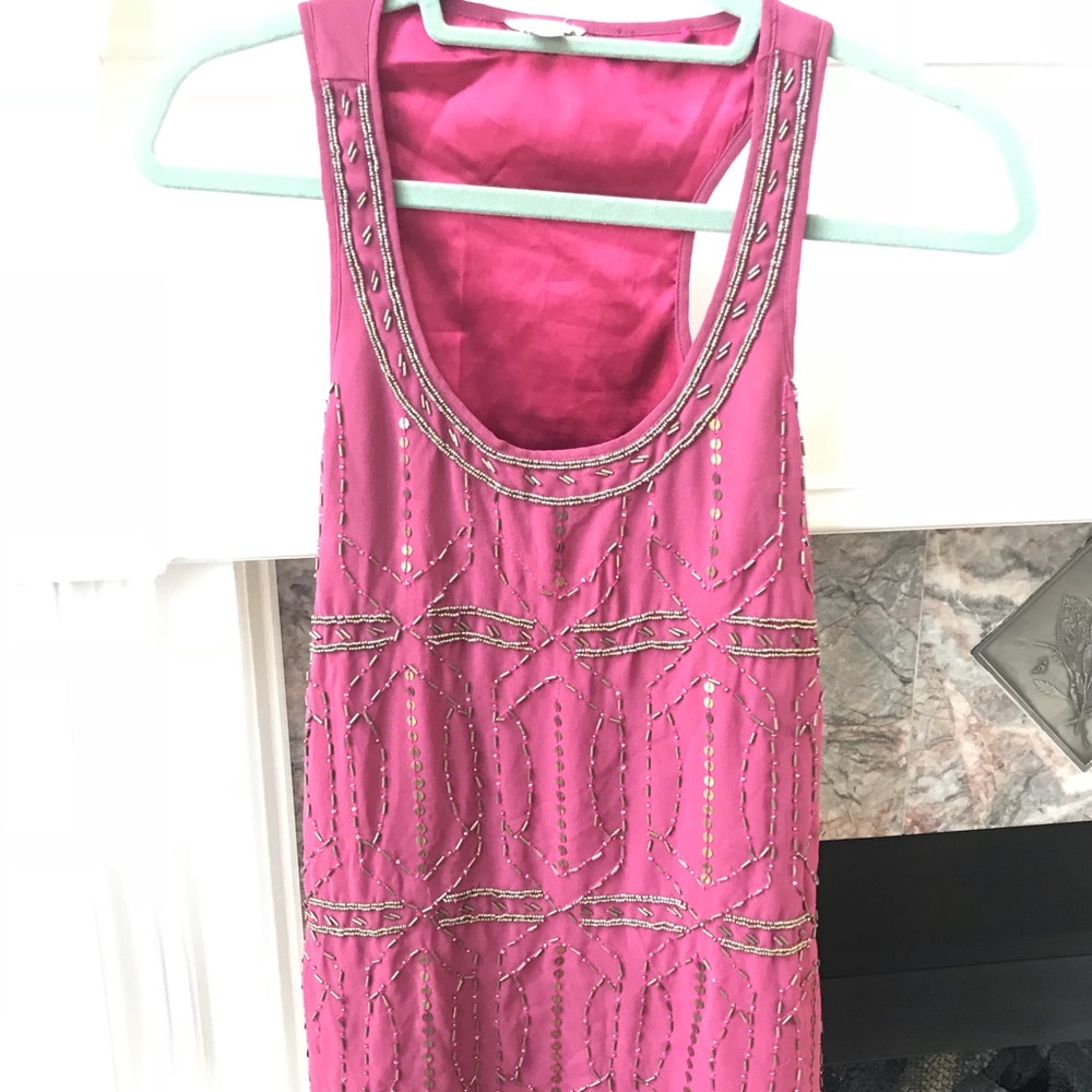 Beautiful Beaded Fossil Tank